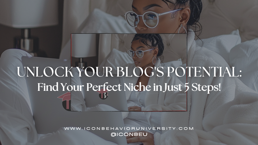 Boss Babe  African American women in bed working on  her  laptop picking her blog niche in bed 