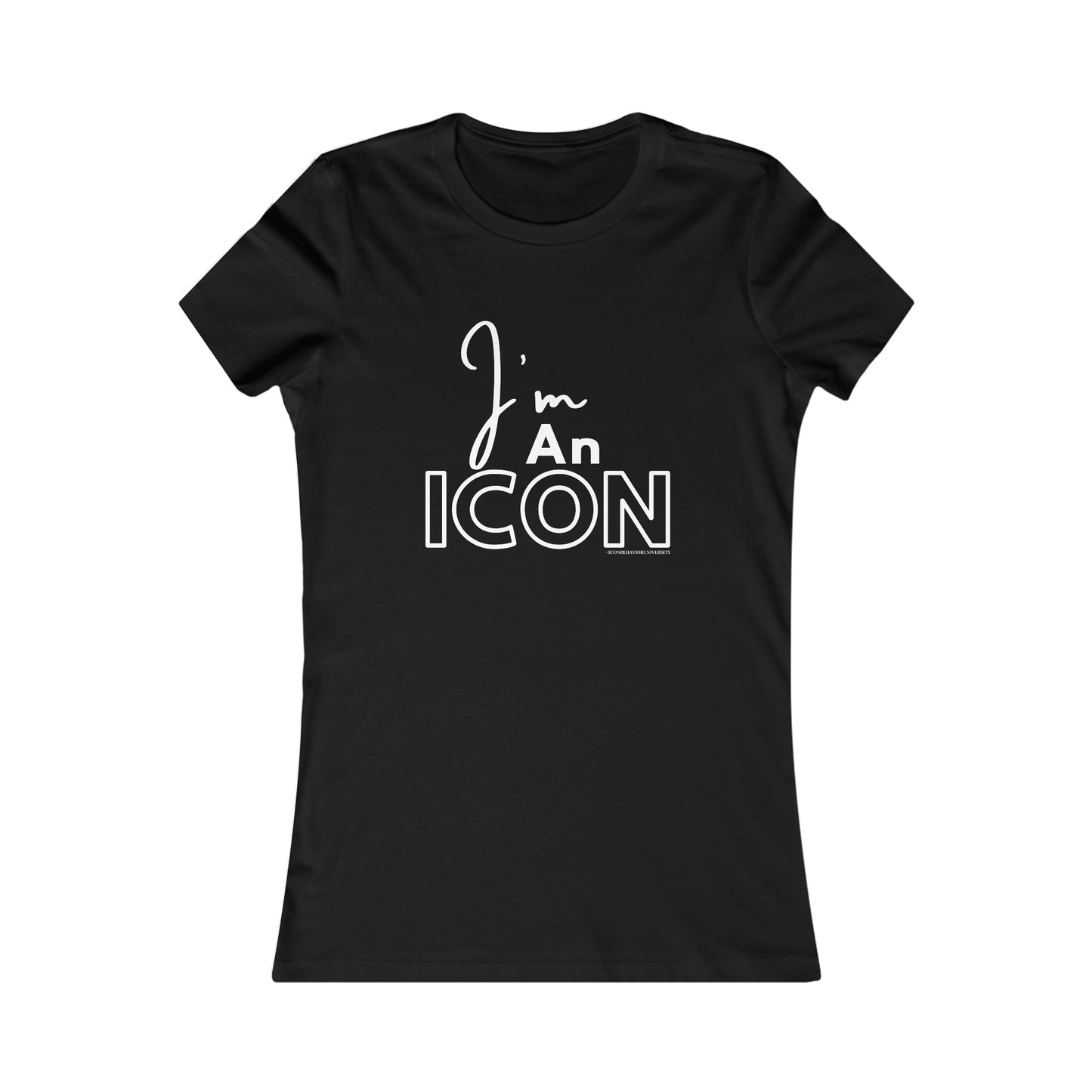 I'm An ICON Black Shirt for Women in business