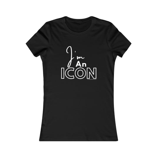 I'm An ICON Black Shirt for Women in business